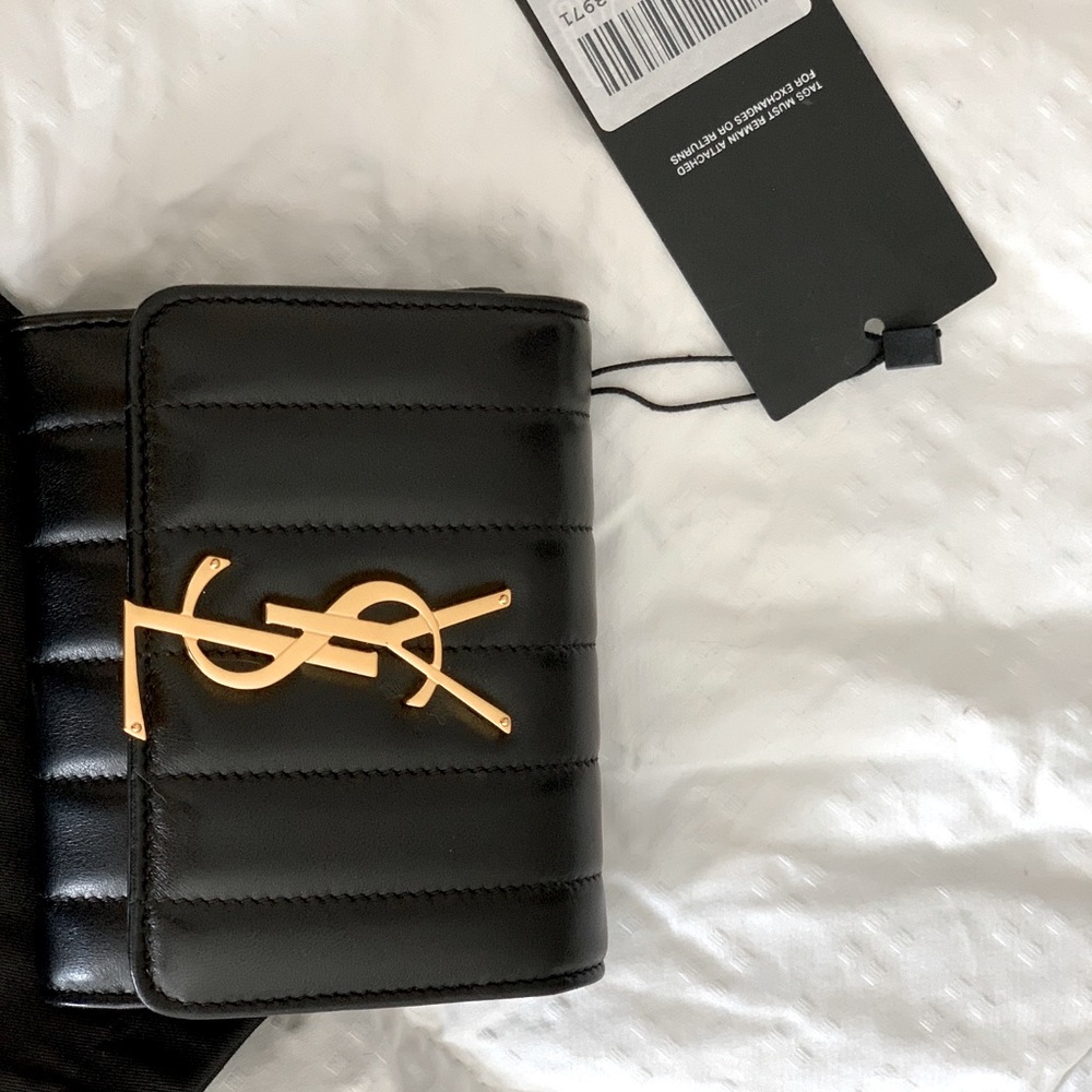 Ysl Vicky wallet in Nero (black)
